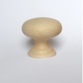 Large Beech1 Wooden Sanded Door Knob